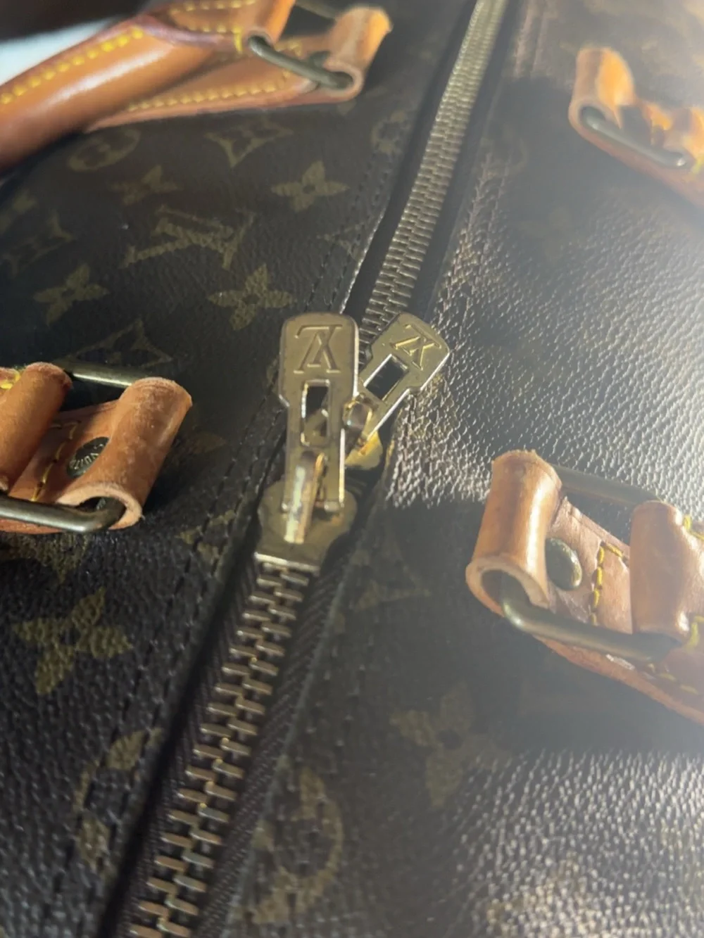 Louis Vuitton Monogram Canvas Duffel Bag in Brown and Tan
